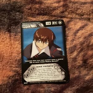 GUNDAM WAR   CHARACTOR  UNIT  KIRA YAMATO    CARD # CH-S1